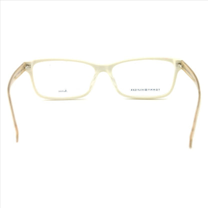 Tommy Hilfiger Womens Eyeglasses TH 1450 AZP Ivory Beige 54 14 140 Rectangle - megafashion11Monturas