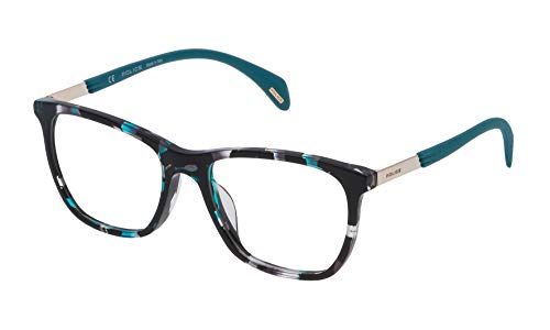 VPL630530AE8 EYEGLASSES FRAME POLICE TURQUOISE HAVANA+TURQUOISE WOMEN VPL630530AE8 - megafashion11Monturas