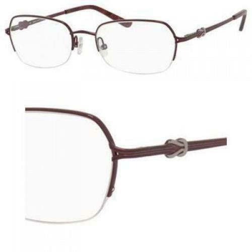 Womens Frame Eyeglasses Saks Fifth Avenue 310 T 0LHF Opal Burgundy 53 19 135 - megafashion11Monturas