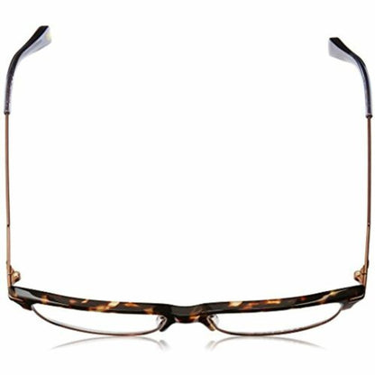 Womens Rectangular Frame Fossil 6056 0OIS Matte Brown Havana Eyeglasses 53 16 145 - megafashion11Monturas